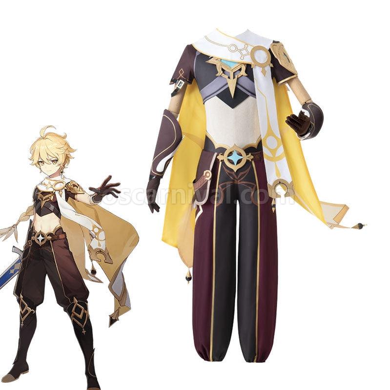 Genshin Impact Traveler Male Fullset Cosplay Costumes coscarnival011112218