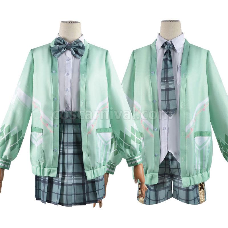 Genshin Impact Venti Gradient JK Uniform Cosplay Costumes coscarnival01113656