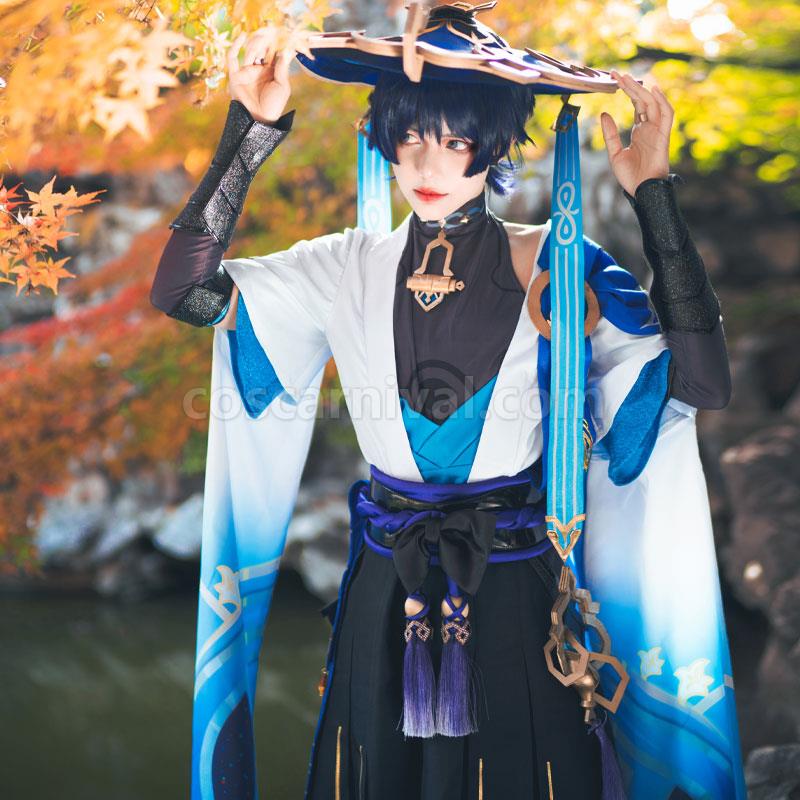 Genshin Impact Wanderer Cosplay Costumes coscarnival0111180
