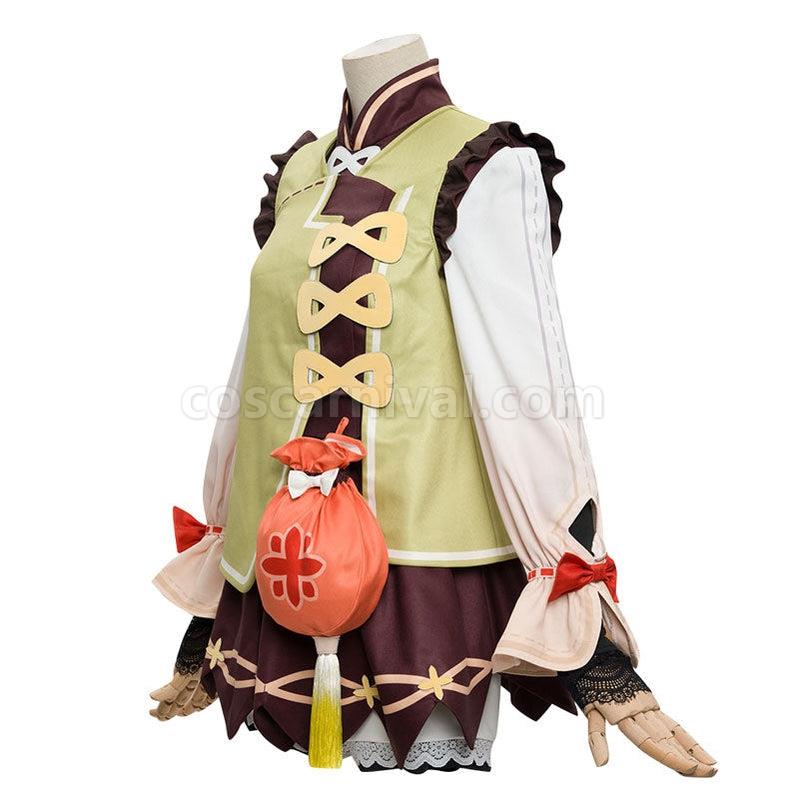 Genshin Impact Yaoyao Fullsuit Cosplay Costumes coscarnival011111897