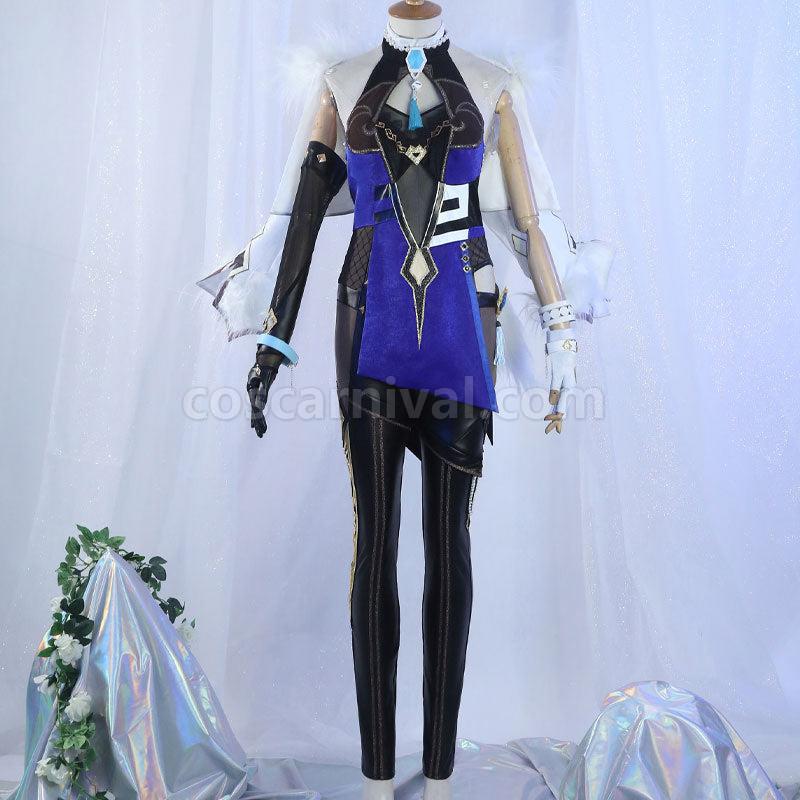 Genshin Impact Yelan Cosplay Costumes coscarnival01116328