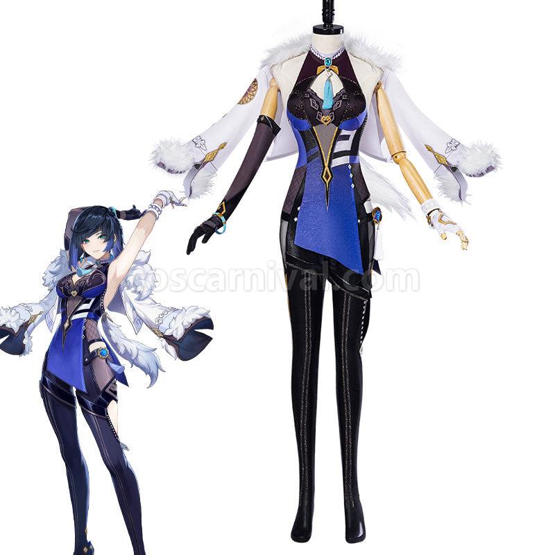 Genshin Impact Yelan Fullset Cosplay Costume coscarnival01115886