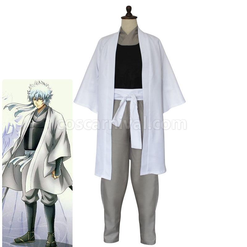 Gintama Gintoki Sakata Fullset Cosplay Costumes coscarnival01116409