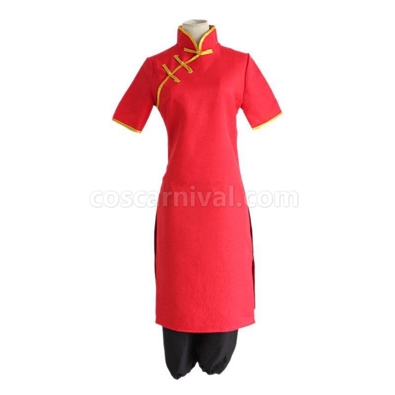 Gintama Kagura Cheongsam Cosplay Costume coscarnival011116986