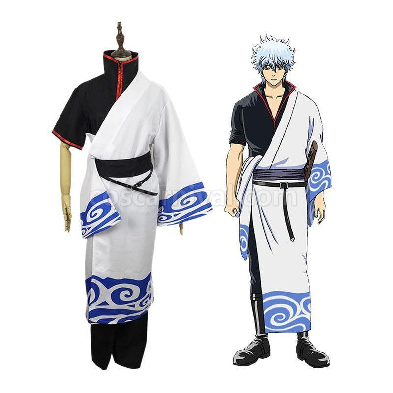Gintama Sakata Gintoki Cosplay Costume coscarnival011117029