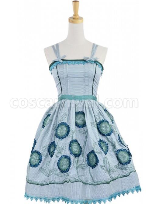 Green-Sleeveless-Knee-length-Sun-Flower-Floral-Cotton-Sweet-Lolita-Dress-coscarnival-3296.jpg