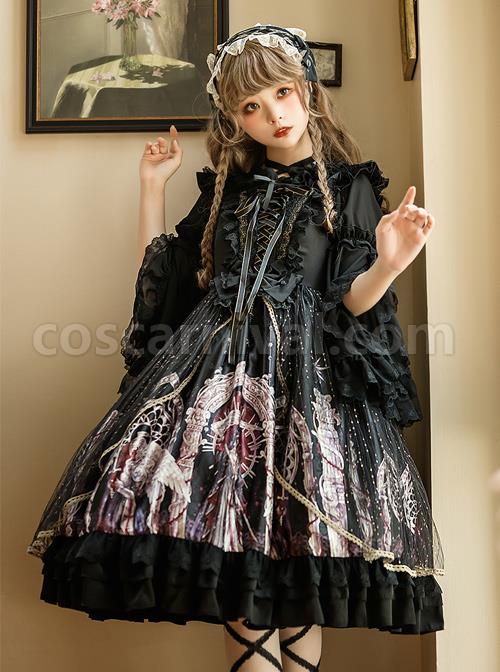 Guardian-Series-JSK-Printing-Classic-Lolita-Sling-Dress-coscarnival-4615