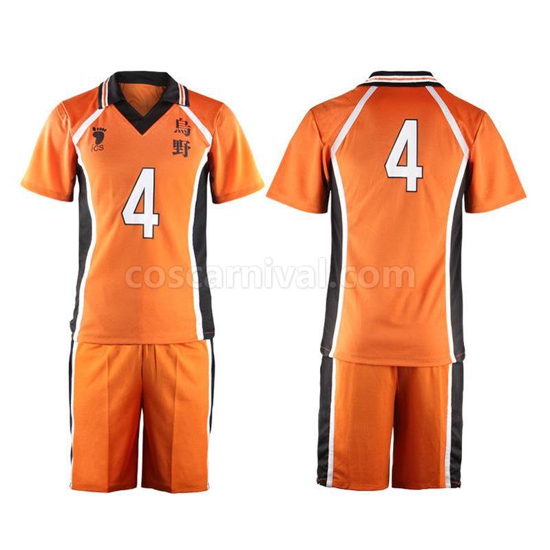 Haikyuu Karasuno High School Volleyball Club Hinata Shoyo and All Teammates Uniform Cosplay Costume, detail 2
