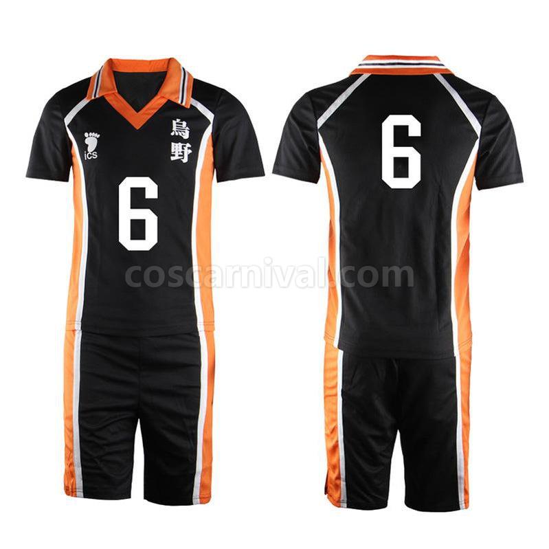 Haikyuu Karasuno High School Volleyball Club Hinata Shoyo and All Teammates Uniform Cosplay Costume, detail 4