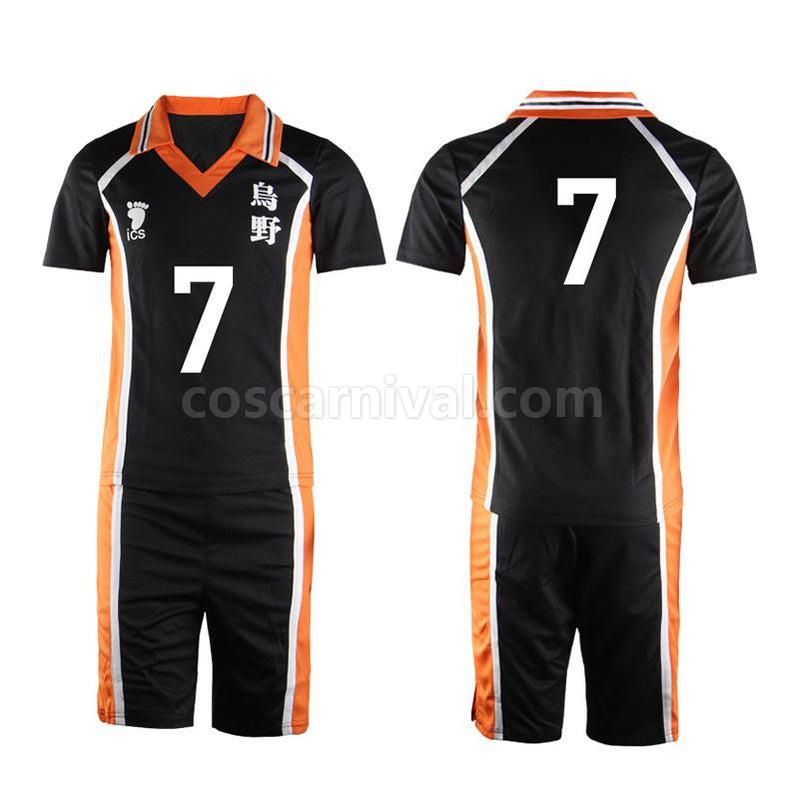 Haikyuu Karasuno High School Volleyball Club Hinata Shoyo and All Teammates Uniform Cosplay Costume, detail 5