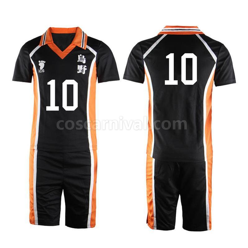 Haikyuu Karasuno High School Volleyball Club Hinata Shoyo and All Teammates Uniform Cosplay Costume, detail 8