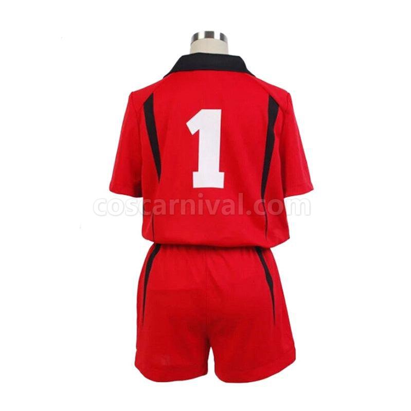 Haikyuu Nekoma High School Kuroo Tetsurou Uniform Cosplay Costume, back view