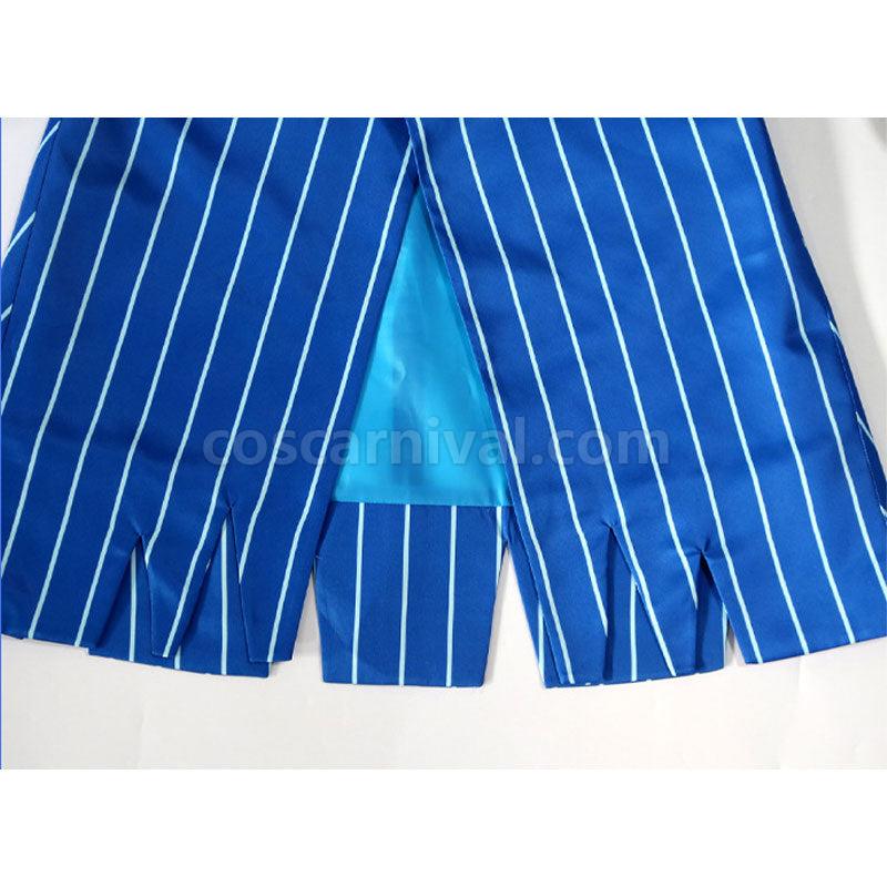 Hazbin Hotel Alastor Blue Uniform Cosplay Costumes coscarnival01112516
