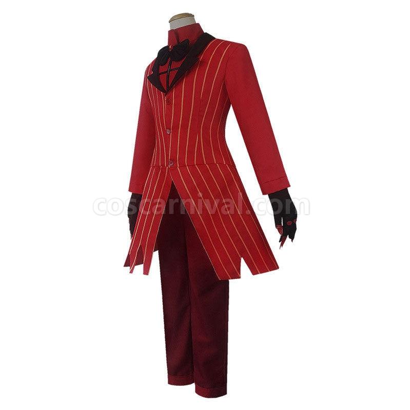 Hazbin Hotel Alastor Red Uniform Outfit Full Set Halloween Cosplay Costumes coscarnival011115370