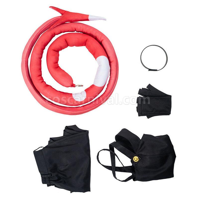 Hazbin Hotel Angel Dust Balck Fullset Halloween Cosplay Costumes coscarnival01119576