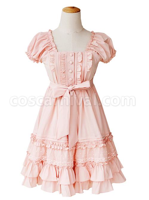 High-Waist-Cute-Ruffle-Chiffon-Sweet-Lolita-Short-Sleeve-Dress-coscarnival-677.jpg