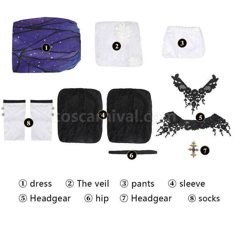Honkai Impact 3rd Aponia Nun Signet of Discipline Cosplay Costumes coscarnival01113997