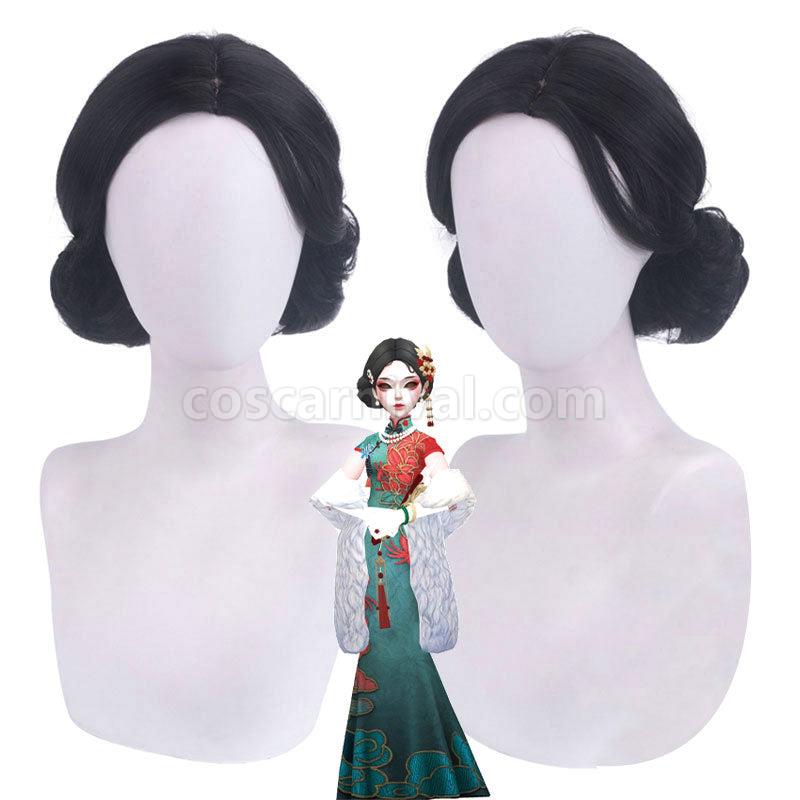 Identity V Crimson Michiko Thirteen Niang Green Cheongsam Cosplay Wigs coscarnival01114498