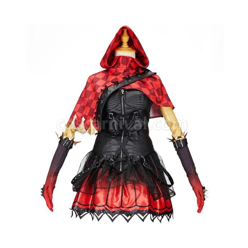 Identity V Mechanic Red Riding Hood Tracy Reznik Cosplay Costume coscarnival011112353