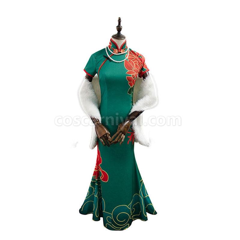 Identity V Red Butterfly Lady thirteen Michiko Cosplay Costume coscarnival011115345