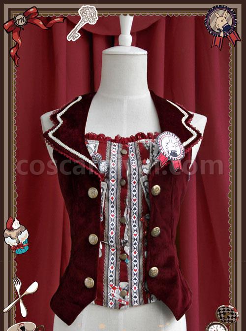 Infanta Rabbit Poker Series Lolita Vest coscarnival