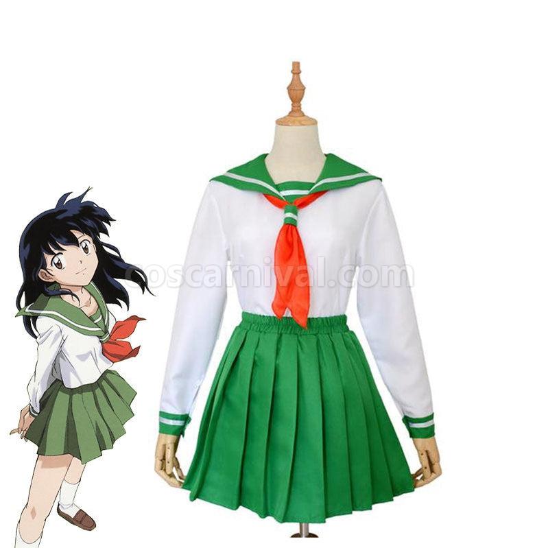 Inuyasha Higurashi Kagome Cosplay Costume coscarnival011114781