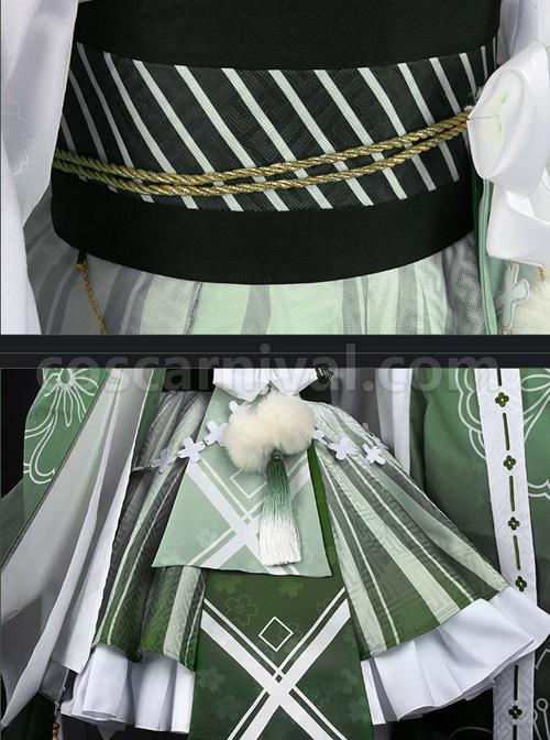 Japanese-Style-Cherry-Blossom-Jacquard-Classic-Lolita-Flower-Festival-Green-Kimono-coscarnival-3898