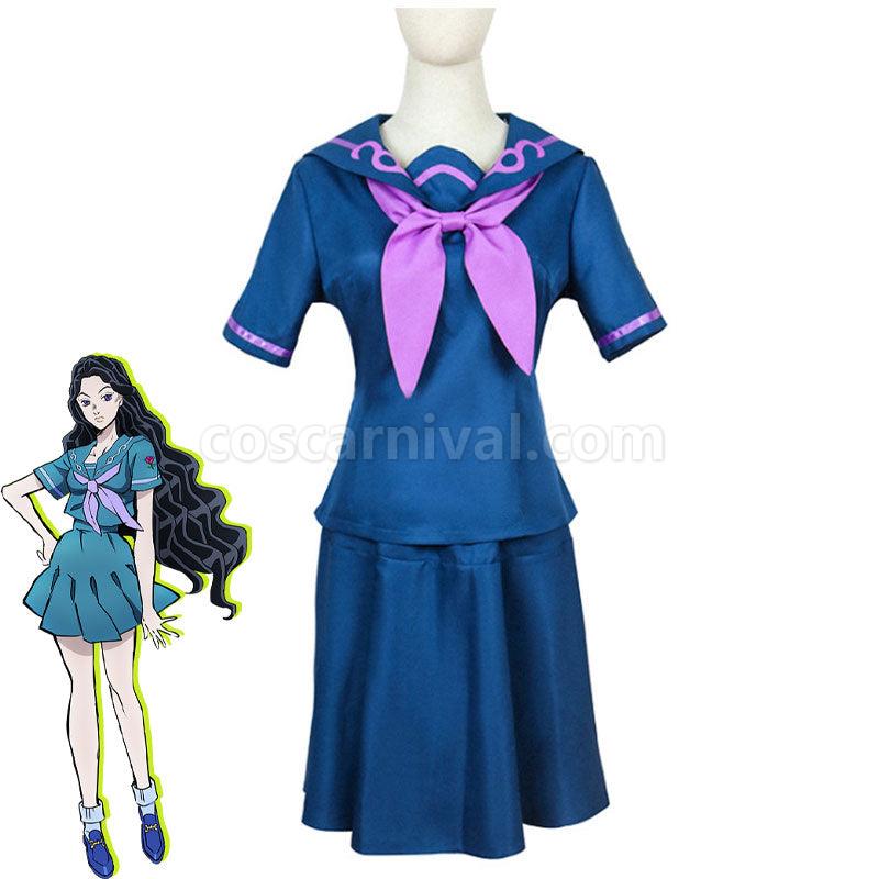 JoJo's Bizarre Adventure Diamond Yukako Yamagishi Uniform Cosplay Costumes coscarnival01117704