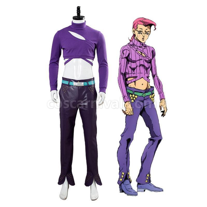 JoJo's Bizarre Adventure Golden Wind Vinegar Doppio Cosplay Costume coscarnival011118594