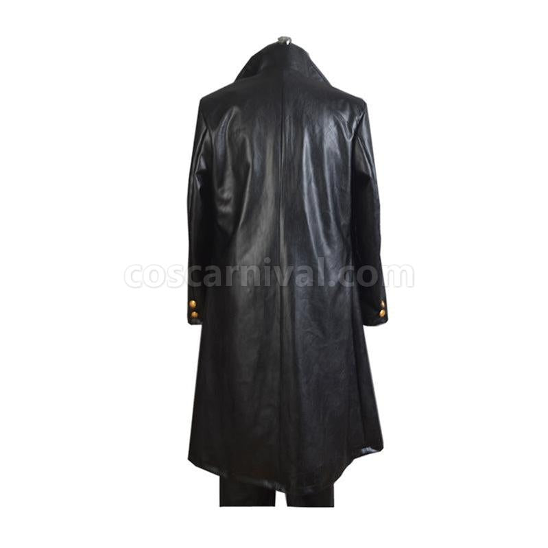 JoJo's Bizarre Adventure Kujo Jotaro Cosplay Costume with Hat coscarnival011118595