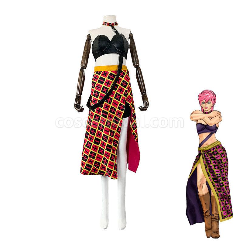 JoJo's Bizarre Adventure Trish Una Cosplay Costumes coscarnival01119715
