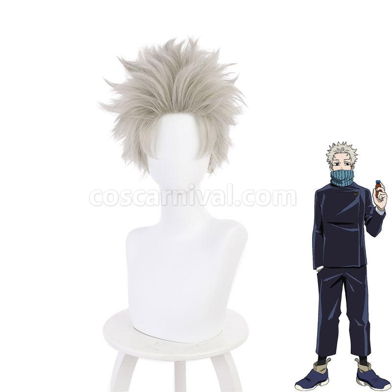 Jujutsu Kaisen 0 Movie Toge Inumaki Gray Cosplay Wigs coscarnival011110112
