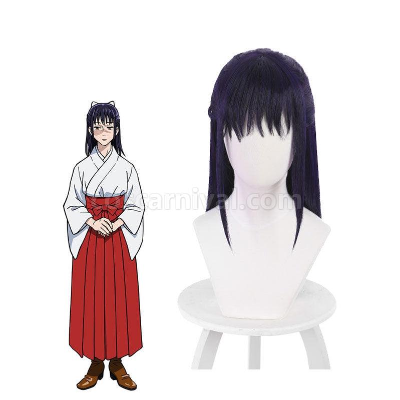Jujutsu Kaisen Iori Utahime Dark Purple Cosplay Wigs coscarnival011112215