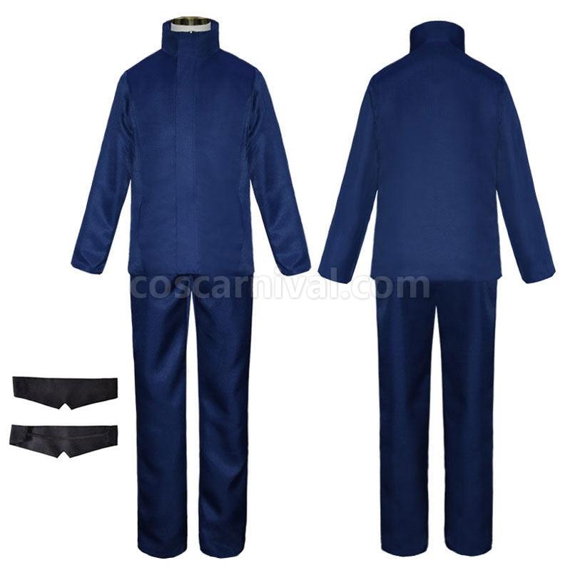 Jujutsu Kaisen Satoru Gojo Child Outfits Cosplay Costume with Blindfold coscarnival011111911