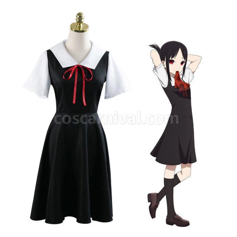 Kaguya sama Love Is War Kaguya Shinomiya Short Sleeve Uniform Cosplay Costume coscarnival011119487