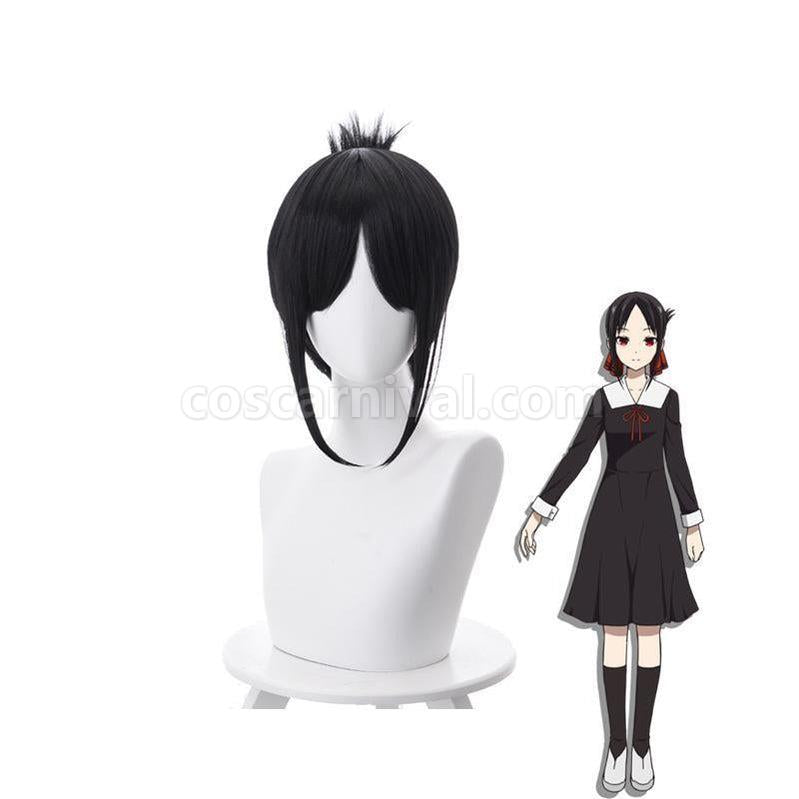 Kaguya sama Love is War Kaguya Shinomiya Black Cosplay Wigs coscarnival011119445