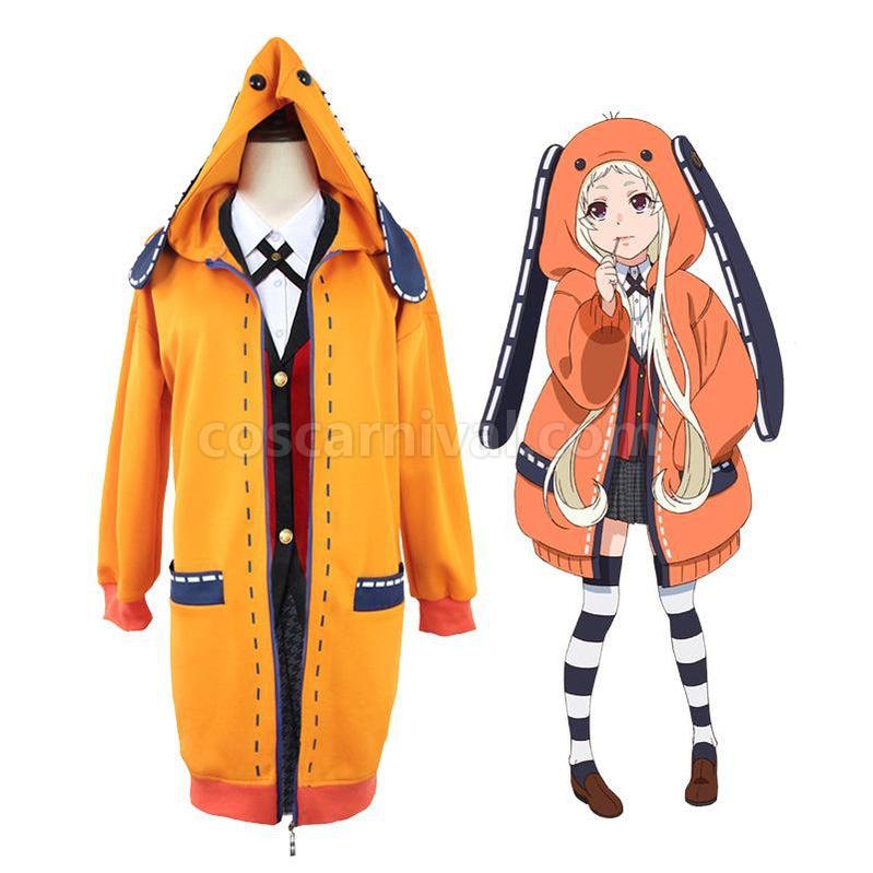 Kakegurui Yomoduki Runa Coat Cosplay Costumes with Free Socks coscarnival011117756