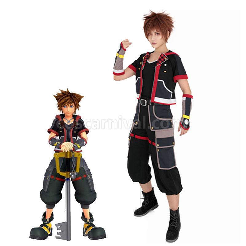 Kingdom Hearts Sora Halloween Cosplay Costumes coscarnival01119371