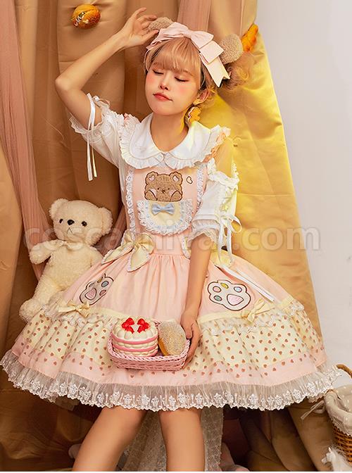 Knitted-Cute-Plush-Bear-Embroidery-Design-Hem-Panel-Mesh-Bow-Knots-Decoration-Classic-Lolita-Strap-Dress-coscarnival-2601