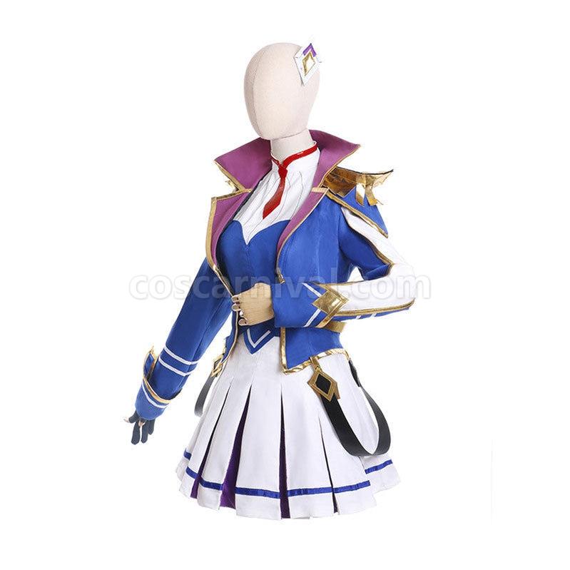 LOL Battle Academia Caitlyn Fullsuit Cosplay Costumes coscarnival011110793