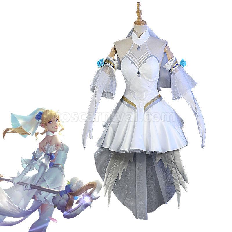 LOL Crystal Rose Lux Cosplay Costumes coscarnival01117611