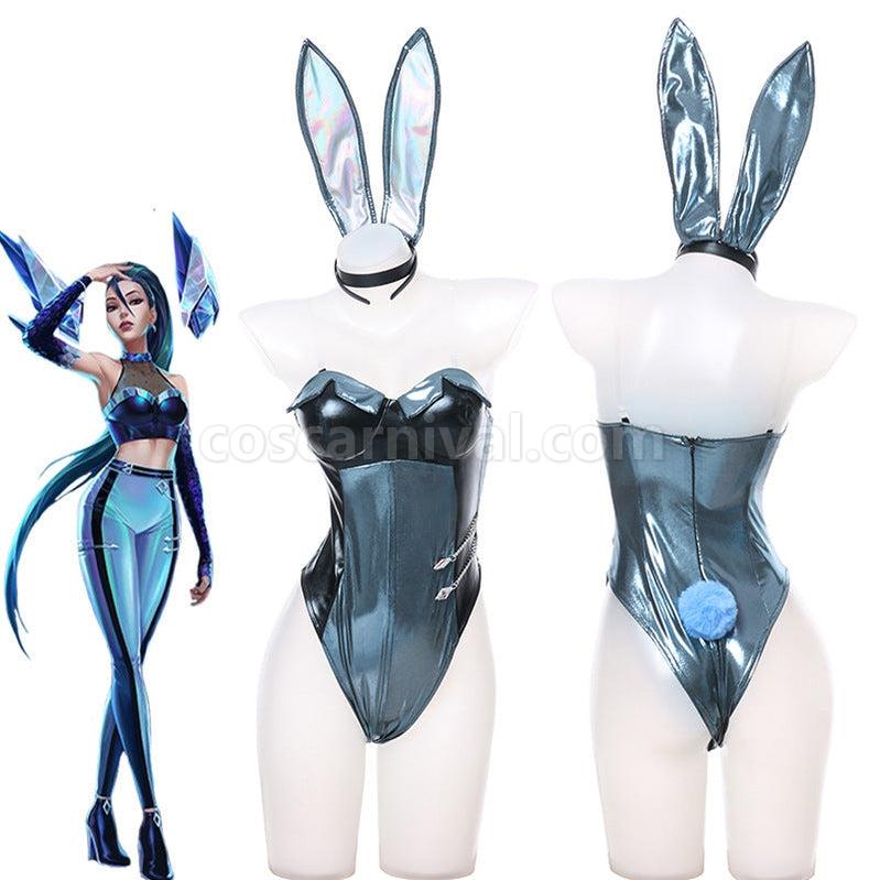 LOL KDA ALL OUT Kaisa Bunnysuit Cosplay Costumes coscarnival011112385