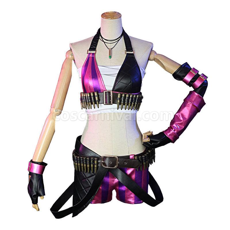 LOL Loose Cannon jinx Cosplay Costumes coscarnival01118125