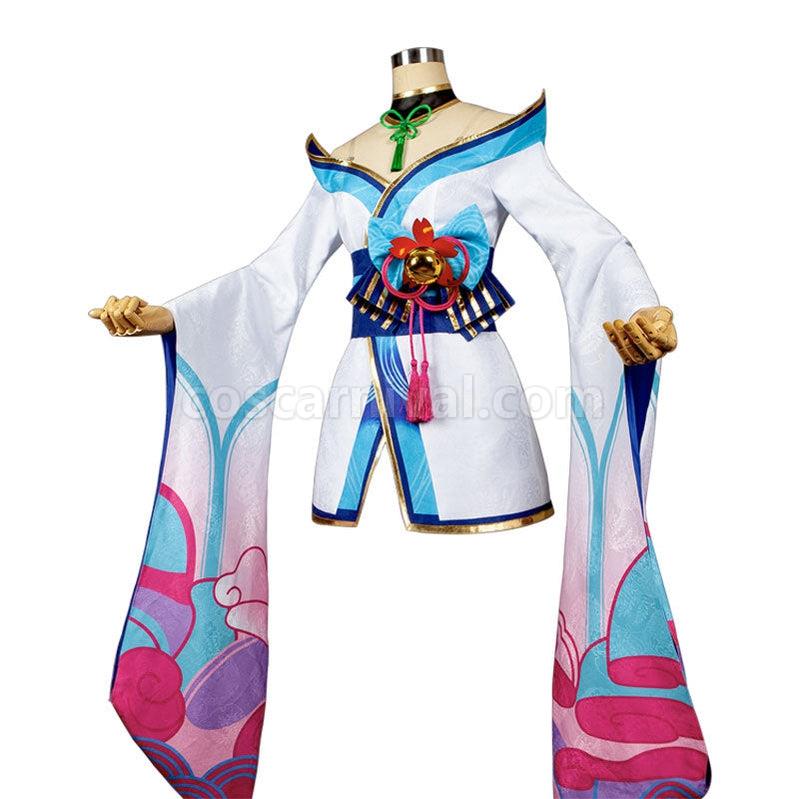 LOL Spirit Blossom Ahri Fullset Cosplay Costumes coscarnival011114518