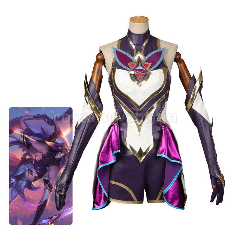 LOL Star Guardian 2022 Akali Cosplay Costumes coscarnival01113110