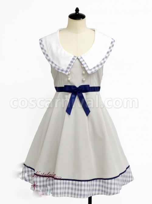 Lapel-Bowknot-Double-breasted-Sleeveless-Classic-Lolita-Dress-coscarnival-891