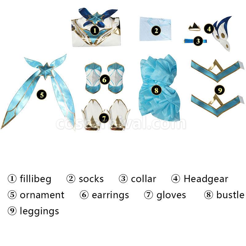 League of Legends Star Guardian 2022 Orianna Cosplay Costumes coscarnival01111270