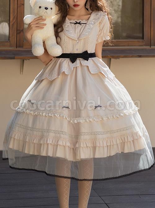 Letters-And-Poems-Glazed-Window-Series-Pattern-Exquisite-Embroidery-Doll-Collar-Pleated-Hem-Bow-Knot-Apron-Lolita-Dress-Set-coscarnival-2582