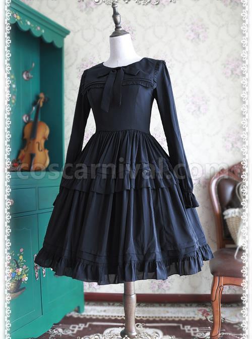 Lily-Series-Chiffon-Long-Sleeves-Concise-Classic-Lolita-Dress-coscarnival-386