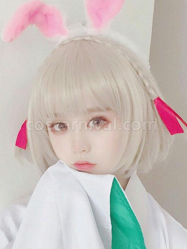 甘いロリータ ウィッグ ショート ボブ ストレート ブラント バング ロリータ ヘア ウィッグ cocarnival